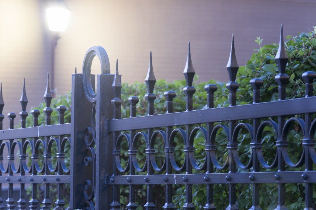 Ornamental metal fence