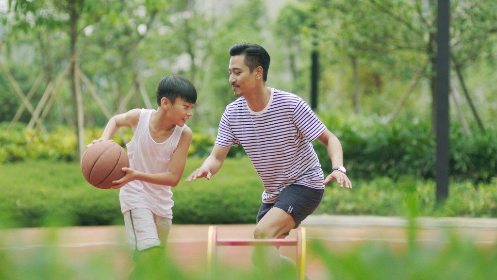 a young basketball player