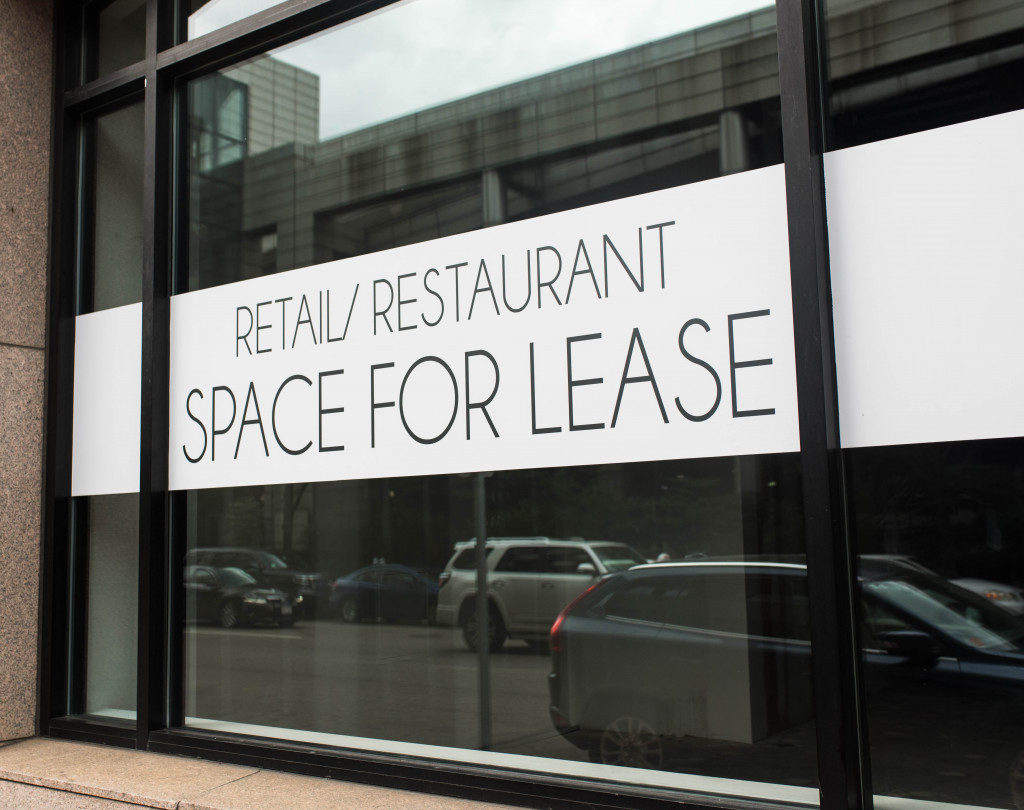 space for lease sign