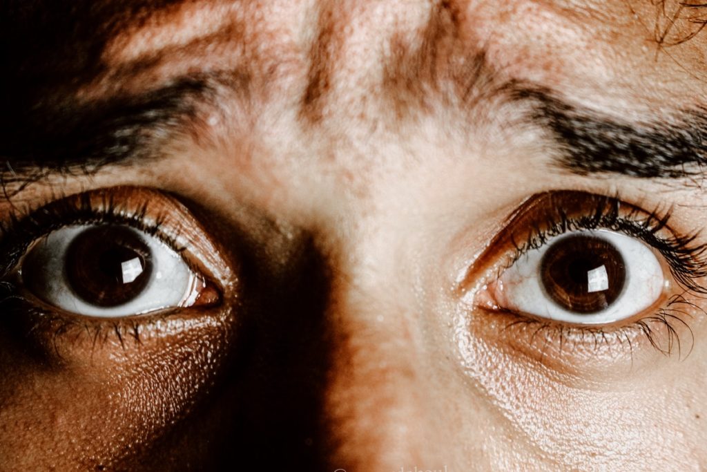eyes fear