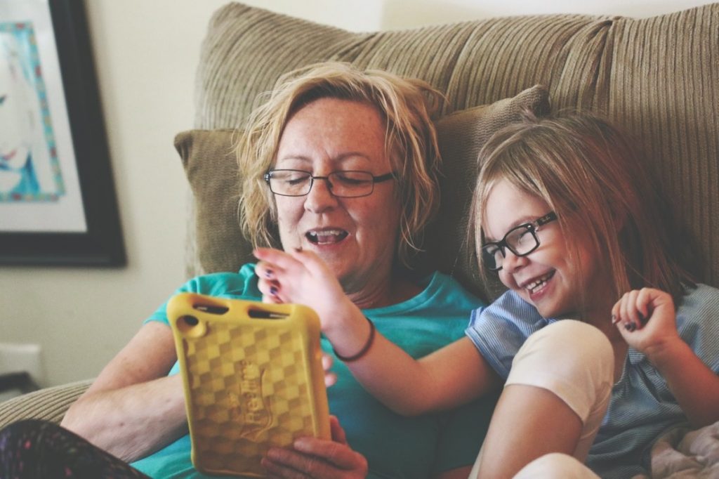 mother and daughter