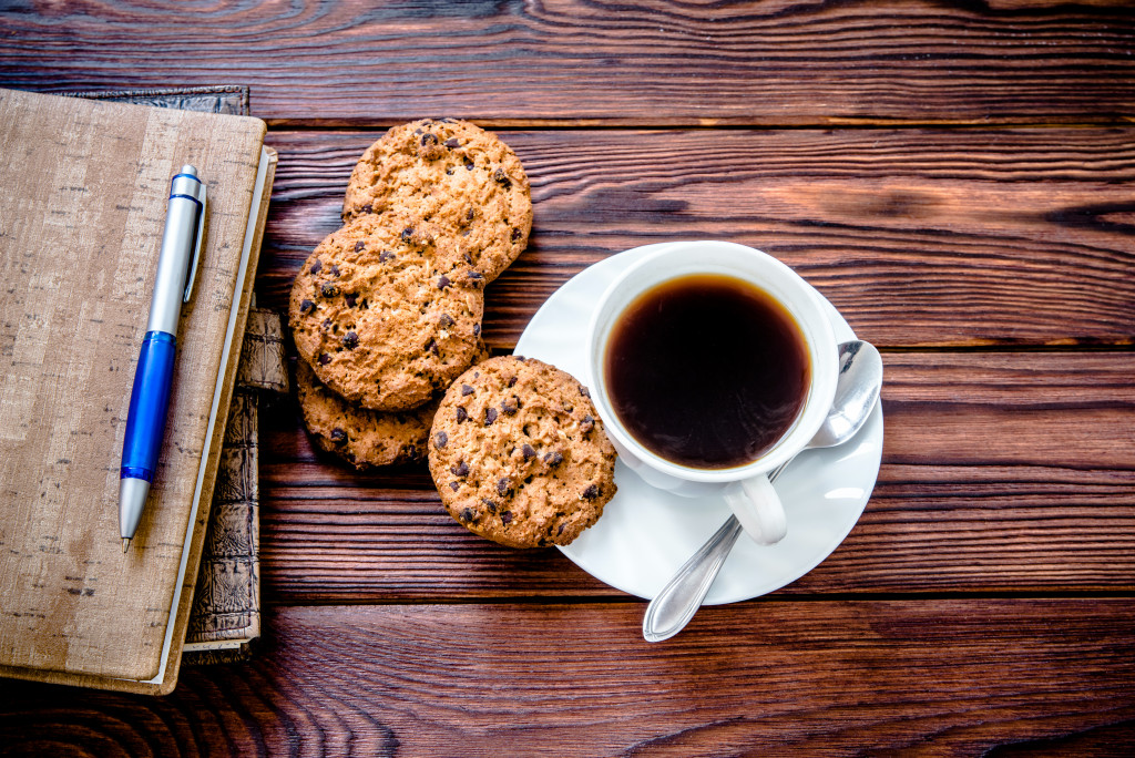 cookie and coffee