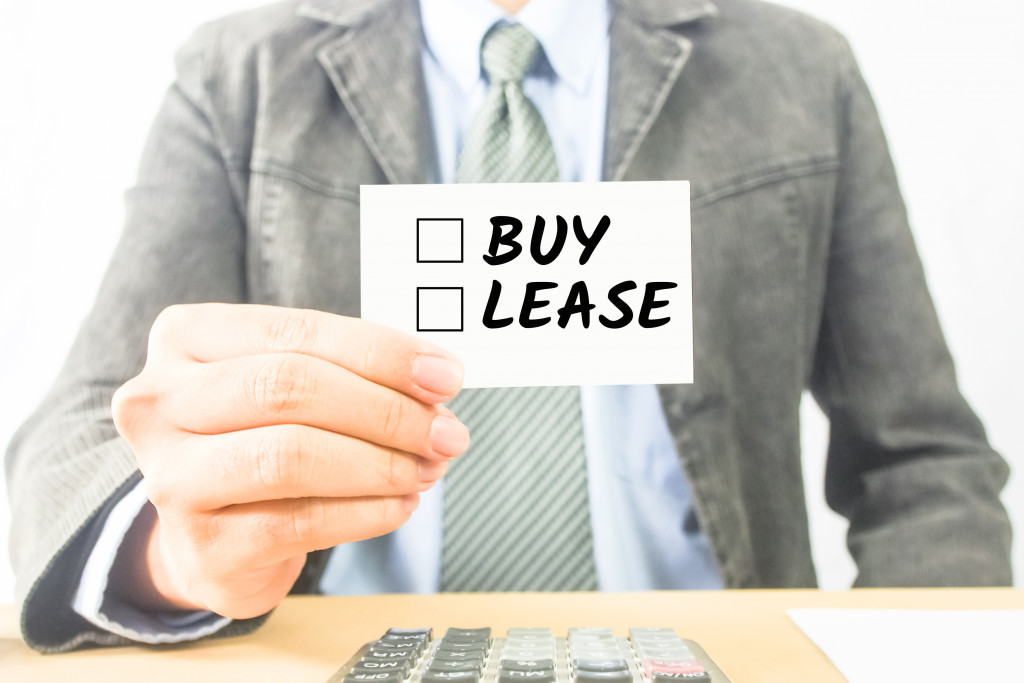 buy or lease option concept