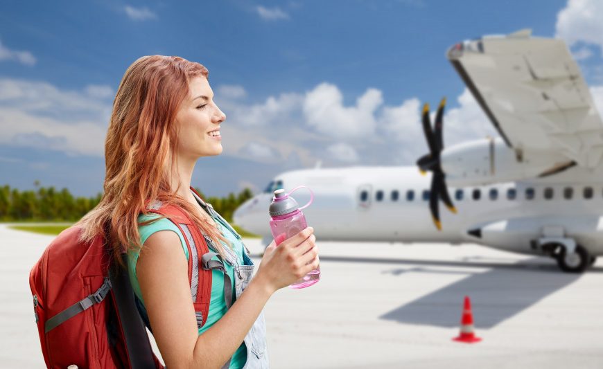 woman traveling