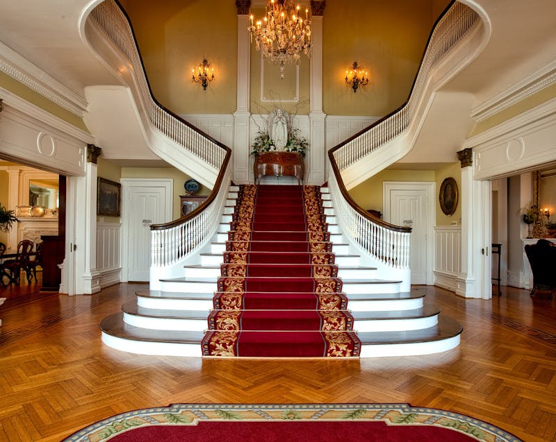 a grand staircase